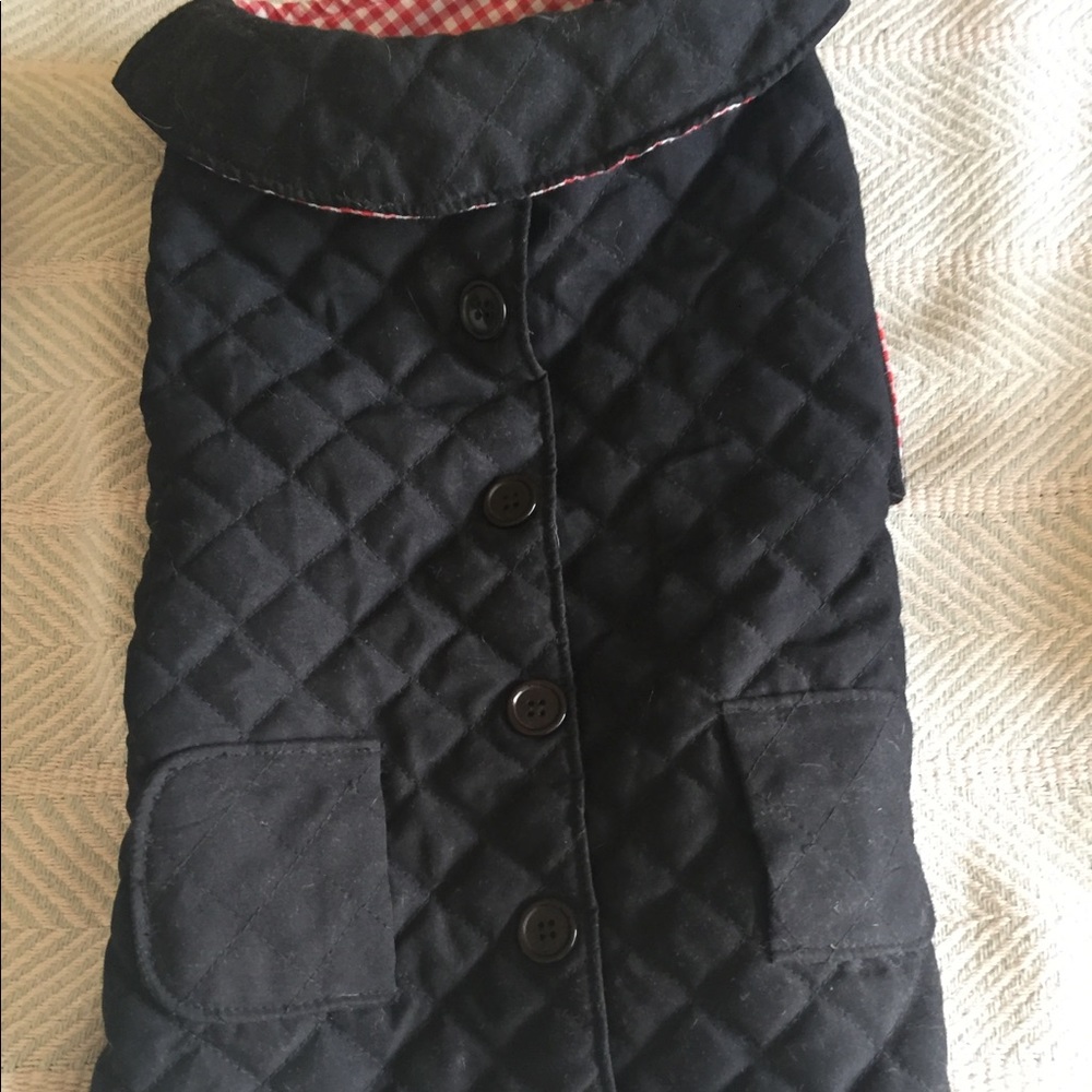 Dog black jacket